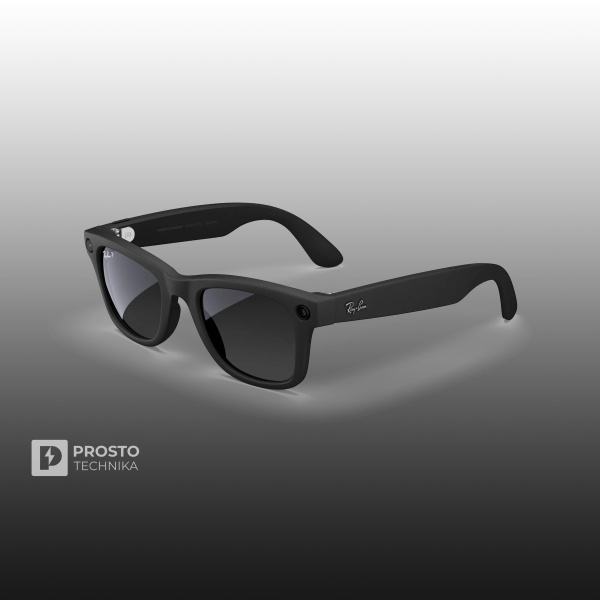 Ray-Ban Wayfarer (Gen 1) Матовый Чёрный с Градиентно-Графитовыми Линзами (Matte Black/Gradient Graphite)